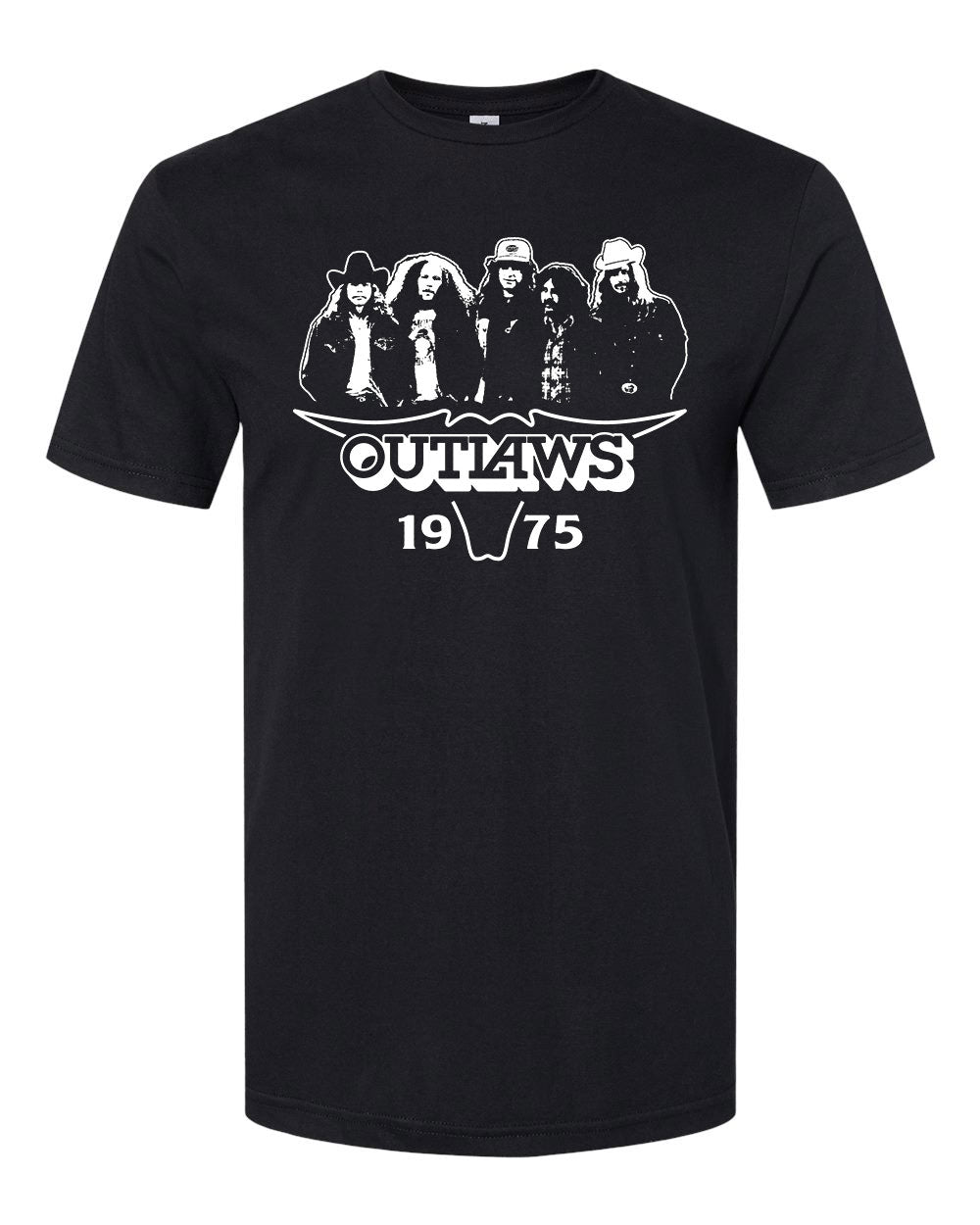 The Outlaws Official 1975 Album Logo Tee