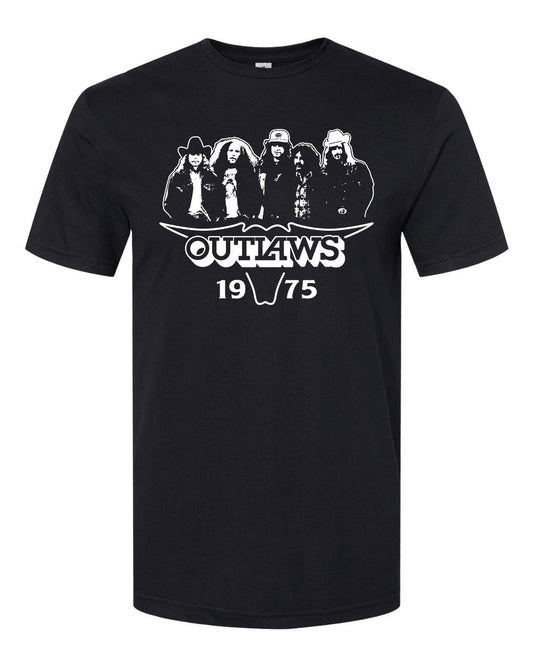 The Outlaws Official 1975 Album Logo Tee